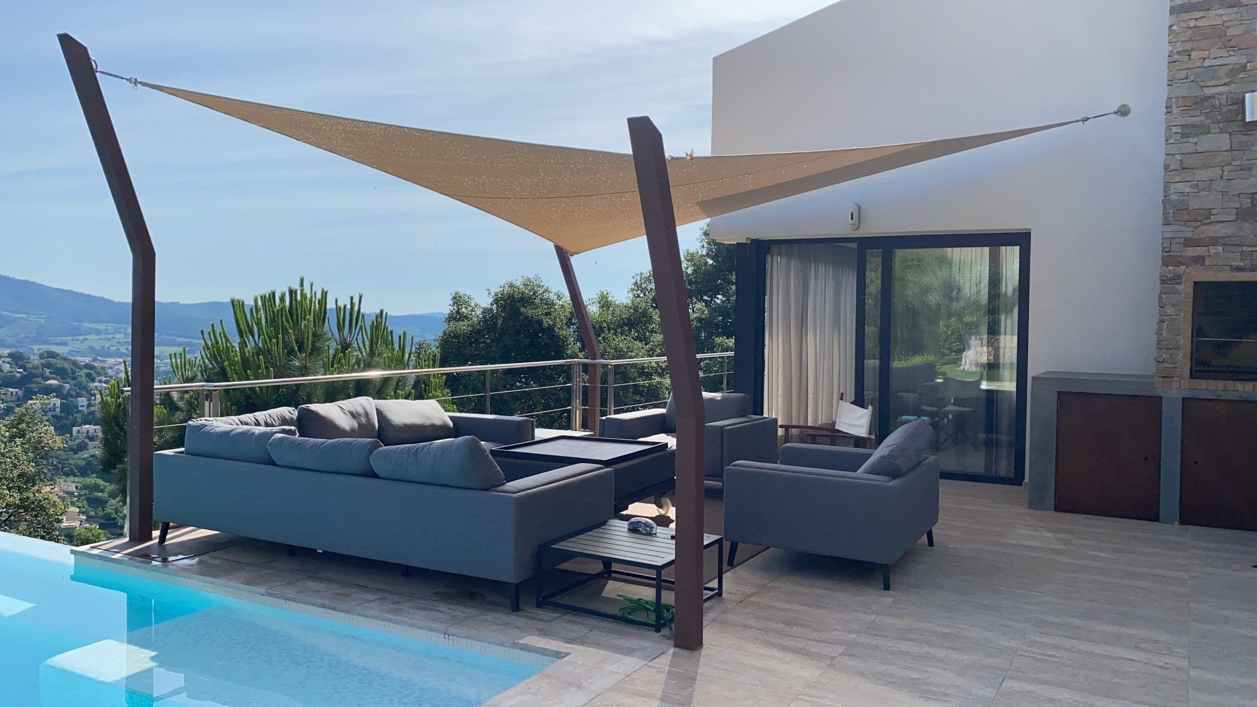 Why do Shade Sails have Curves