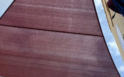 How to clean a shade sail?